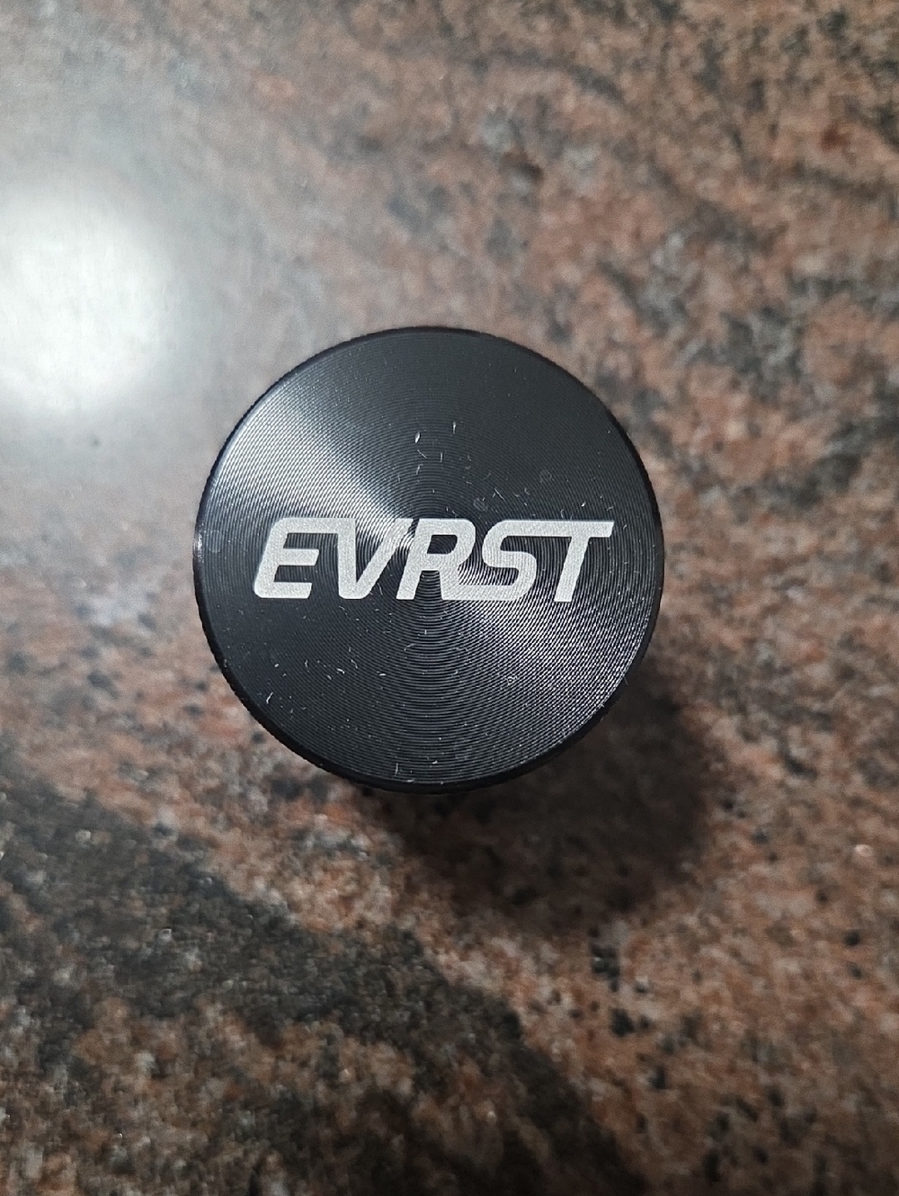 EVRST Black Aluminum Jar Lid Herb Grinder